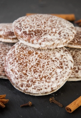 Lebkuchen mit Zuckerglasur