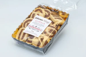 Schwarz-Weiß-Gebäck
